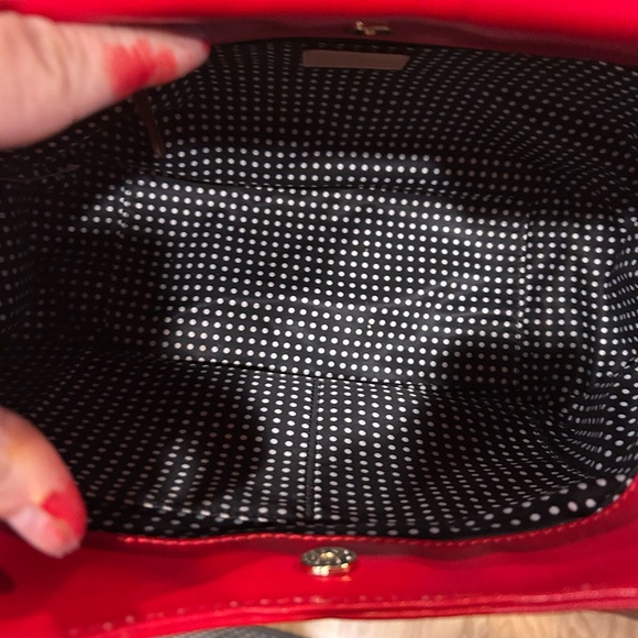 Kate Spade  Cherry Red Treesh Fulton Street Satchel Bag - Picture 6 of 8